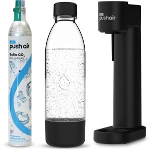 Saturator Dafi PushAir + butelka + gaz Czarny 2