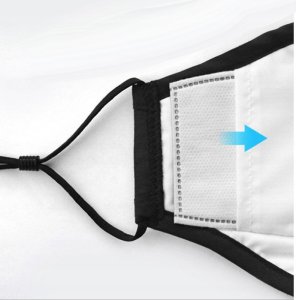Maska antysmogowa Pan i Pani Gadżet 10x FILTR HEPA PM 2.5 WĘGIEL do MASECZEK 10 sztuk 3