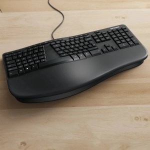 Klawiatura Incase Incase Designed by Microsoft Ergonomic Keyboard klawiatura Biuro USB QWERTY Angielski Czarny 2
