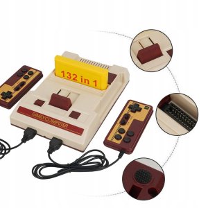 Hurt-net Konsola retro do gier - emulator z wejściem AV do podłączenia telewizora 6