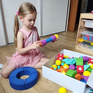 AIG Magnetyczne piankowe klocki - MagFlexi - 75 el. 3