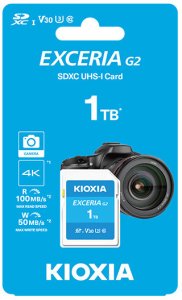 Karta Kioxia Exceria G2 SDXC 1 TB Class 10 UHS-I/U3 V30 (LNEX2L001TG4) 2