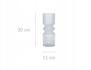 Dekoria Glass vase GEOMETRIC, 30 cm 3