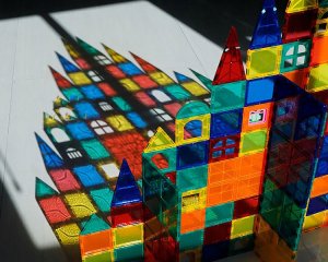 NoboKids Klocki Magnetyczne Konstrukcyjne Duże Panele 3D 3