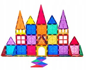 NoboKids Klocki Magnetyczne Konstrukcyjne Duże Panele 3D 7