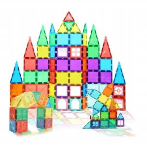 NoboKids Klocki Magnetyczne Konstrukcyjne Duże Panele 3D 10