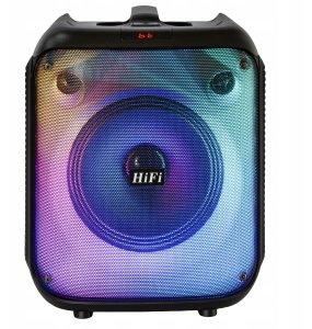 Głośnik Ravo Mocny Głośnik Boombox Bluetooth Usb Sd Aux Radio Mikrofon Przenośny Karaoke 2