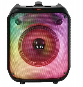 Głośnik Ravo Mocny Głośnik Boombox Bluetooth Usb Sd Aux Radio Mikrofon Przenośny Karaoke 10