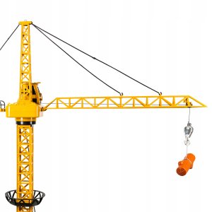 Egaleco Dźwig Żuraw Dla Dzieci Sterowany Pilotem Ruchomy Hak Obracane Ramię 128Cm 7
