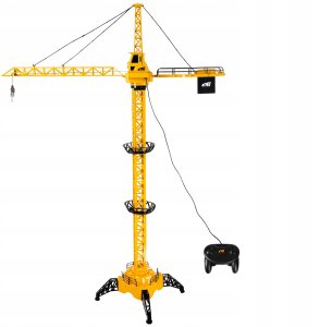 Egaleco Dźwig Żuraw Dla Dzieci Sterowany Pilotem Ruchomy Hak Obracane Ramię 128Cm 9