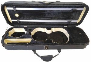 ArsNova HARD BAG QY200 FUTERAŁ POKROWIEC NA SKRZYPCE 4/4 HIGROMETR WELUR CZARNY 2