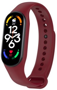 Smartband OEM Opaska Smart Band M5/M6 BORDOWY / Burgundzki 2