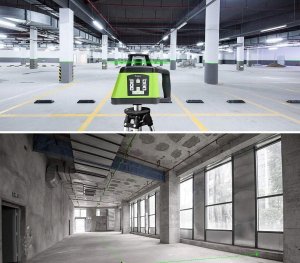 Yato Huepar RL200HVG Zestaw laserów rotacyjnych krzyżowy samopoziomujący 360 6
