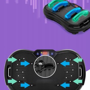 BLUEFIN FITNESS Bluefin Fitness B Ultra Slim Plus Płyta wibracyjna budowa mięśni nowa 3