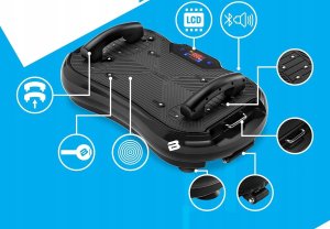 BLUEFIN FITNESS Bluefin Fitness B Ultra Slim Plus Płyta wibracyjna budowa mięśni nowa 9