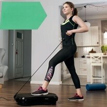 BLUEFIN FITNESS Bluefin A Ultra Slim Fitness Płyta wibracyjna trening całego ciała 10