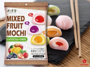 Yuki & Love Japońskie mochi z nadzieniem owocowym mini ryżowe ciastka borówka truskawka mango 250g 4