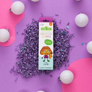 Glo Pals Glo Pals, Kostki sensoryczne świecące w wodzie - Julia, 4 szt. 2