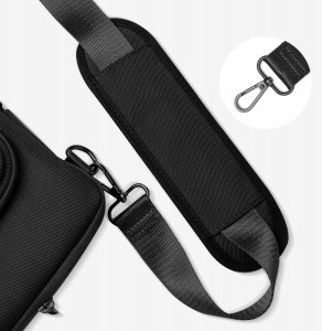 Torba Innostyle Torba na laptop 14" INNOSTYLE, wodoodporna, etui z paskiem, czarna 5