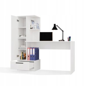 Biurko LVT Cosmo 1 Białe 143 cm x 50 cm 2