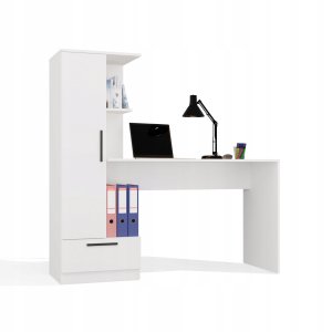 Biurko LVT Cosmo 1 Białe 143 cm x 50 cm 5