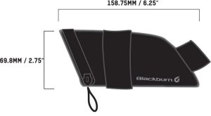Blackburn Torba pod siodło BLACKBURN GRID SMALL SEAT BAG black, wodoodporna, odblaskowa, 0,4L (NEW 2025) 7