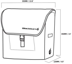 Blackburn Torba na bagażnik BLACKBURN LOCAL REAR PANNIER, wodoodporna, 13L (NEW 2025) 5