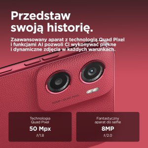 Smartfon Motorola Moto G05 4/256GB Czerwony  (08400232877630) 3