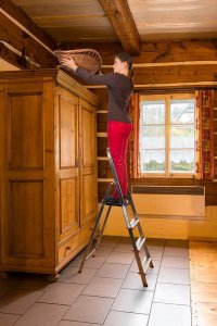 Hailo HOUSEHOLD LADDER 4-STEPS ALUM 6