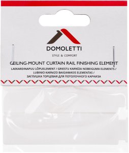 Domoletti CEILING-MOUNT CURTAIN ROD FINISHING ELEM 2