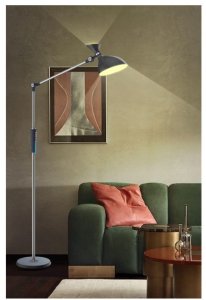Lampa podłogowa Standart FLOOR LAMP DOUBLE LED BL-1903 12W+3W BL 2