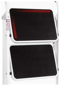 Semilac 3 STEP STEEL LADDER BL-C103 WHITE 2