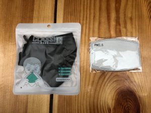 Maska antysmogowa Pan i Pani Gadżet KOMPLET Maska KRATKA + 3x FILTR HEPA PM 2.5 WĘGIEL 8