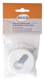 Alantec ESCUTCHEON 016PZ STEEL CYLINDER WHITE 2