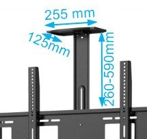 VETOUSON Stojak na Monitor Interaktywny lub Telewizor 60-120 cali 120kg KART-721 10