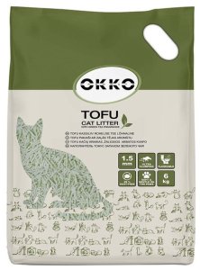 Żwirek dla kota Flamingo CAT LITTER TOFU GREEN TEA SCENT 6KG 2