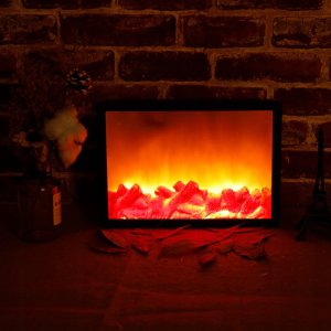 Ambiance KOMINEK LED ELEKTRYCZNY Ozdobny PALENISKO USB 5