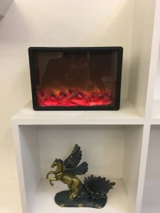 Ambiance KOMINEK LED ELEKTRYCZNY Ozdobny PALENISKO USB 9