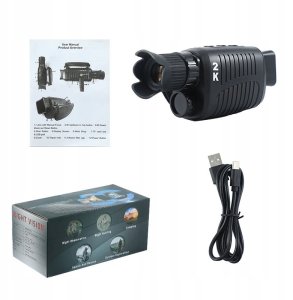 Wickwick Ltd Noktowizor 7-Poziomów 300-1000m 5x ZOOM LED FullHD 1080p USB Cyfrowy 128GB 8