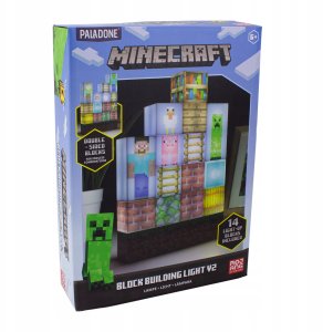 Lampka wtykowa do gniazdka Grajlandia Lampka Minecraft Block Building Light Bloki Edycja Postacie 7