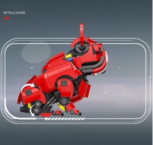 Grajlandia Ruchome klocki Konstrukcyjne Bulldog mechaniczny Buldog 1675 elementów 13