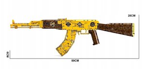 Grajlandia Ruchome klocki Konstrukcyjne Karabin AK47 1548 elementów 5