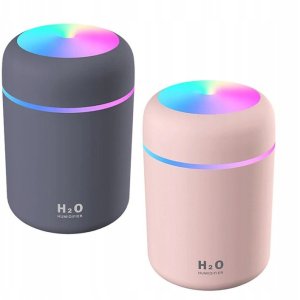 Dyfuzor zapachowy Grajlandia Nawilżacz Powietrza na USB 300ml - DYFUZOR LED - szary 2