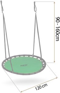Neo-Sport NeoSport Huśtawka bocianie gniazdo Swingo 120 cm 6