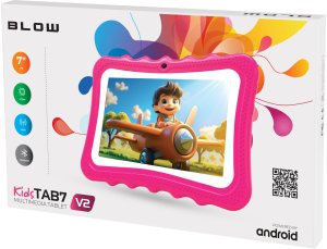 Tablet Blow Tablet KidsTAB7 V2 4/32GB różowe etui kamera 2MP 2