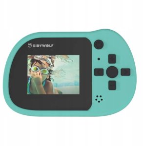Aparat cyfrowy Kidywolf Kidywolf Photo and Video Camera turquoise 3