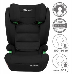 Fotelik samochodowy Kidwell KIDWELL FOTELIK WESTON i-Size Black 5901130098941 2
