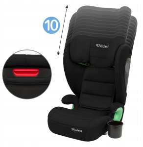 Fotelik samochodowy Kidwell KIDWELL FOTELIK WESTON i-Size Black 5901130098941 6