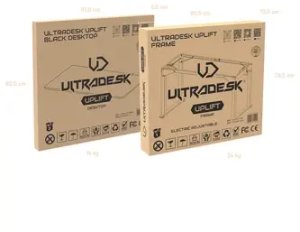 Biurko Ultradesk Białe 160 cm x 75 cm 17