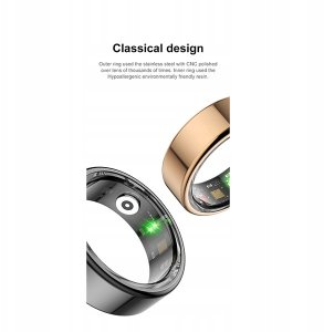 Smart Ring Powerton WPSR02 r. 9 Złoty 9